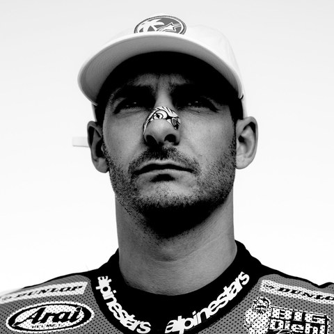 James Rispoli on the grid, focused before the race